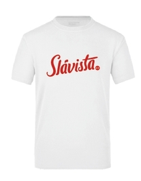 Tričko s nápisem Slávista, bílé