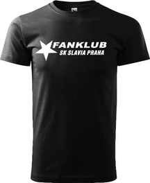 Tričko s nápisem FK, černé